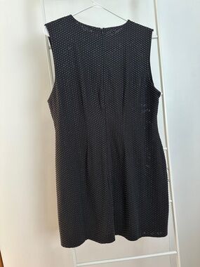 Sleeveless Black Studded Shift Dress